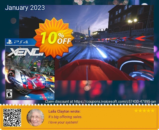 [Playstation 4] Xenon Racer discount 10% OFF, 2023 Library Lovers Month offering sales. [Playstation 4] Xenon Racer Deal GameFly