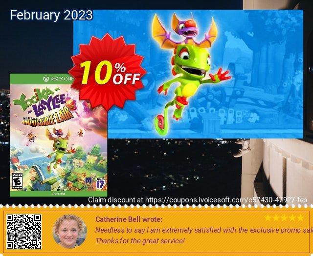 [Xbox One] Yooka-Laylee and the Impossible Lair discount 10% OFF, 2023  Lover's Day promo sales. [Xbox One] Yooka-Laylee and the Impossible Lair Deal GameFly
