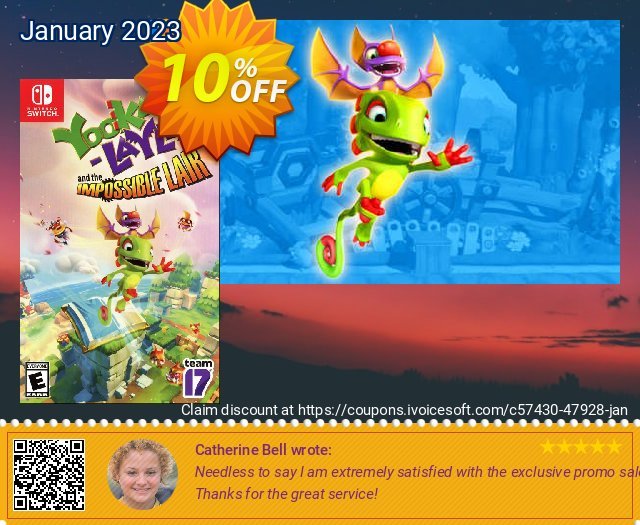 [Nintendo Switch] Yooka-Laylee and the Impossible Lair 惊人 优惠 软件截图