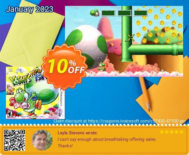 [Nintendo 3ds] Yoshi's New Island discount 10% OFF, 2023 January offering sales. [Nintendo 3ds] Yoshi's New Island Deal GameFly