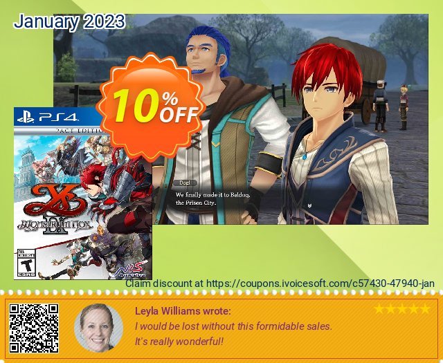 [Playstation 4] Ys IX: Monstrum - Nox Pact Edition discount 10% OFF, 2023 American Heart Month deals. [Playstation 4] Ys IX: Monstrum - Nox Pact Edition Deal GameFly