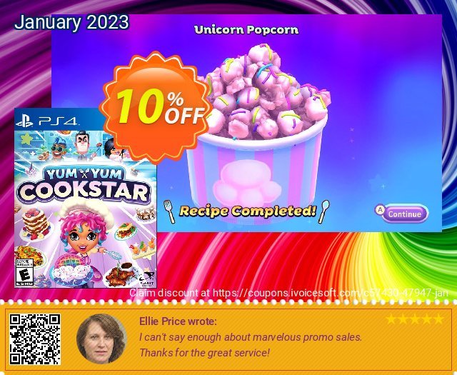 [Playstation 4] Yum Yum Cookstar discount 10% OFF, 2023 Spring promo sales. [Playstation 4] Yum Yum Cookstar Deal GameFly
