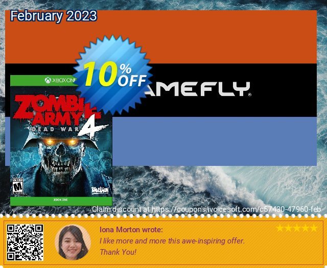 [Xbox One] Zombie Army 4: Dead War 令人敬畏的 产品销售 软件截图