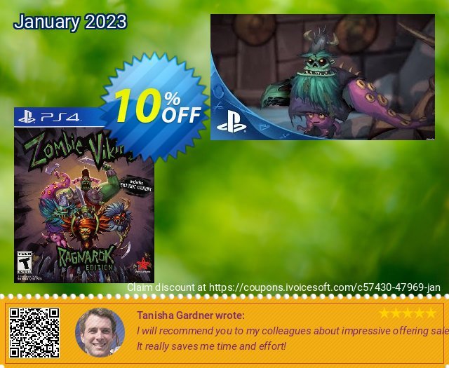 [Playstation 4] Zombie Vikings Ragnarok Edition 令人敬畏的 优惠券 软件截图