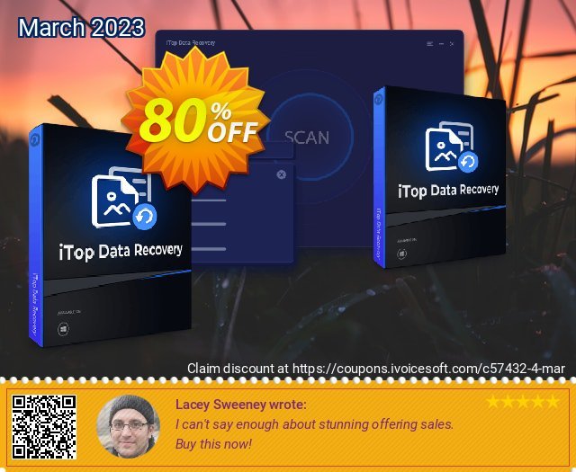 iTop Data Recovery Lifetime discount 80% OFF, 2024 Mother Day offering sales. 60% OFF iTop Data Recovery Lifetime, verified