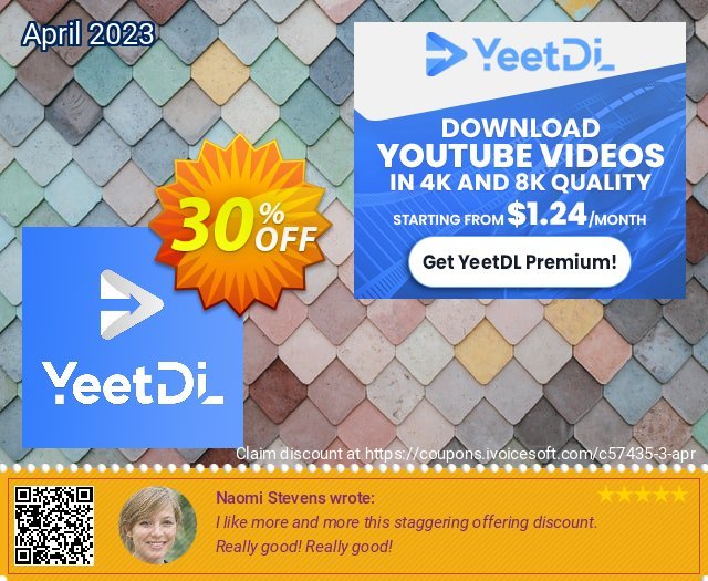 Yeetdl Premium 1-year License geniale Preisreduzierung Bildschirmfoto