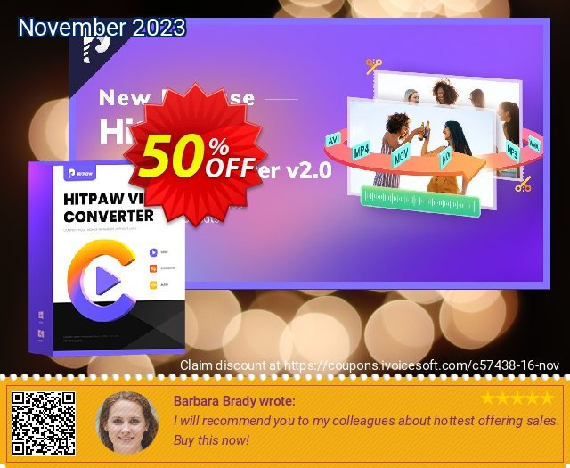 HitPaw Video Converter for MAC Lifetime 令人惊奇的 销售折让 软件截图