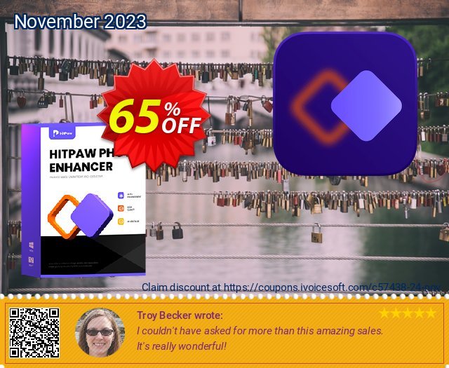 HitPaw Photo Enhancer for MAC Lifetime discount 65% OFF, 2023 Father's Day offering sales. 65% OFF HitPaw Photo Enhancer for MAC Lifetime, verified
