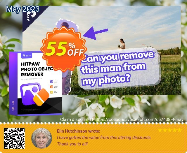 HitPaw Photo Object Remover (1 Month) discount 55% OFF, 2023 Kissing Day promotions. 55% OFF HitPaw Photo Object Remover (1 Month), verified