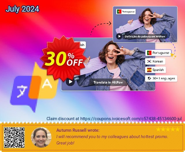 HitPaw Online AI Video Translator Yearly discount 30% OFF, 2024 Cheese Pizza Day offering sales. 30% OFF HitPaw Online AI Video Translator Weekly, verified