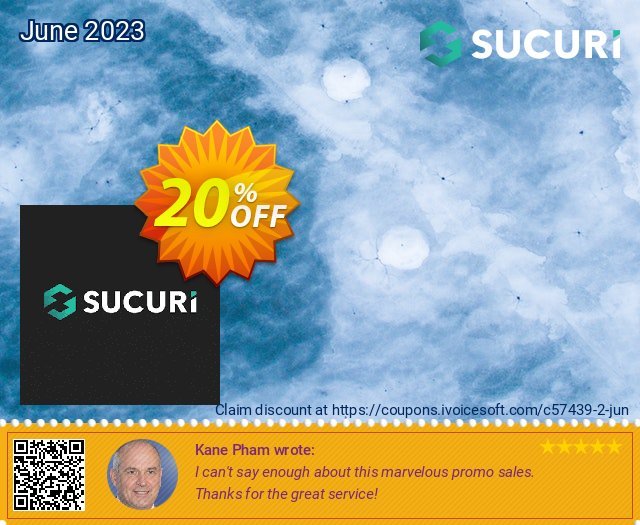 Sucuri Website Security Pro discount 20% OFF, 2025 Women Month offering discount. 20% OFF Sucuri Website Security Pro, verified