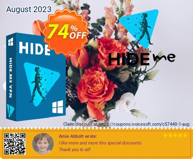 HideMe discount 74% OFF, 2024 Podcast Day sales. 73% OFF HideMe, verified