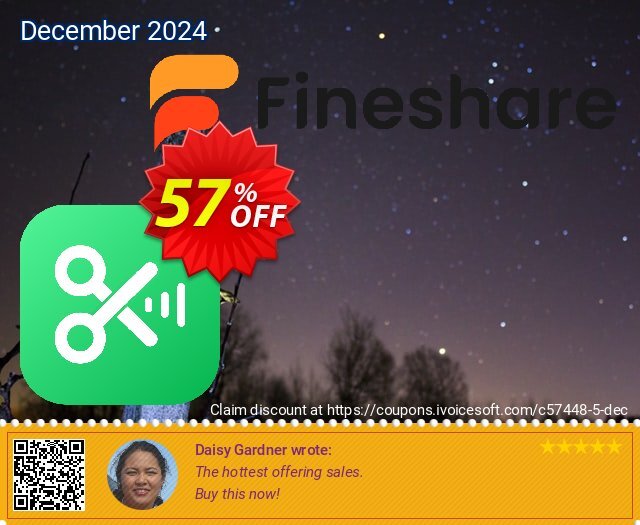 FineShare FineCut discount 57% OFF, 2024 Christmas offering sales. 