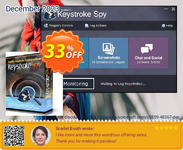 Spytech Keystroke Spy MAC Standard Edition discount 33% OFF, 2024 April Fools Day offering sales. 33% OFF Spytech Keystroke Spy MAC Standard Edition Oct 2024