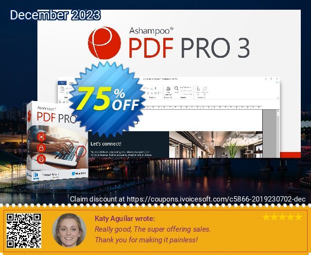 Ashampoo PDF Pro 3 mengherankan kupon diskon Screenshot