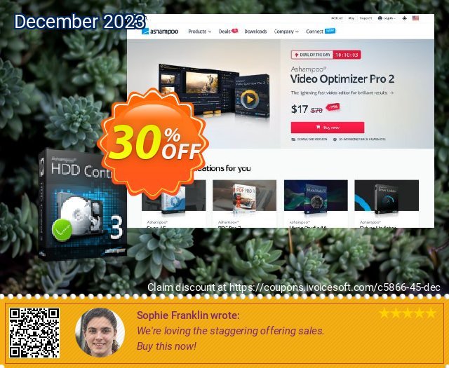 Ashampoo HDD Control 3 discount 30% OFF, 2022 British Columbia Day promo sales. Brothersoft 30 Prozent Coupon