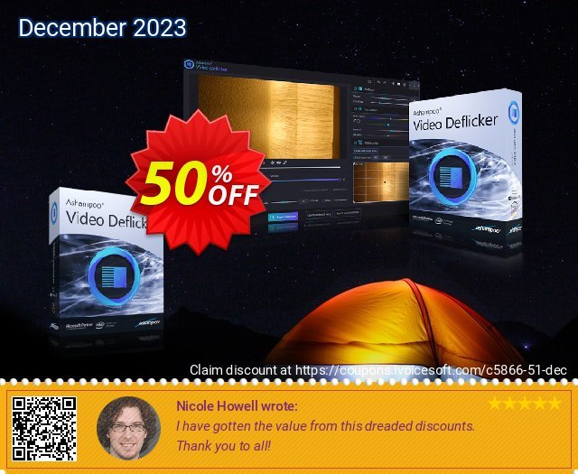 Ashampoo Video Deflicker 激动的 促销销售 软件截图