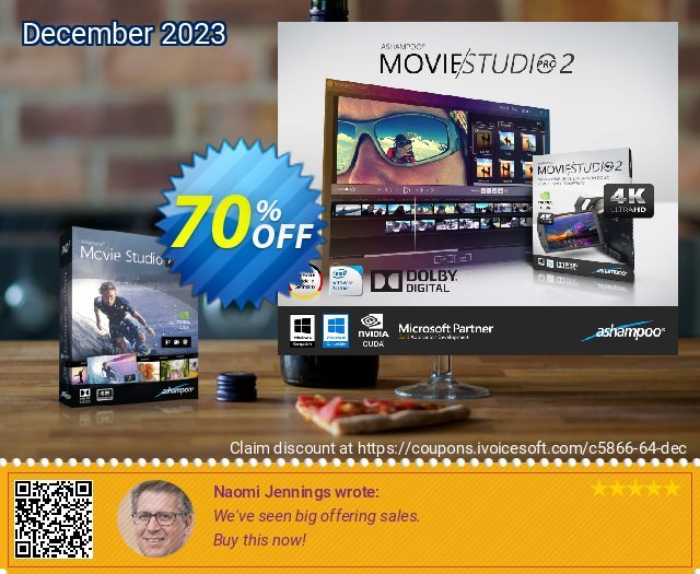 Get 30% OFF Ashampoo Movie Studio offering deals