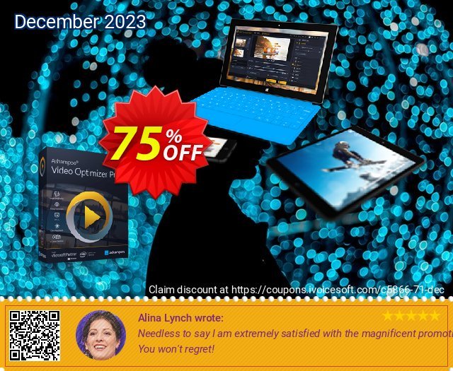 Get 72% OFF Ashampoo Video Optimizer Pro offering sales