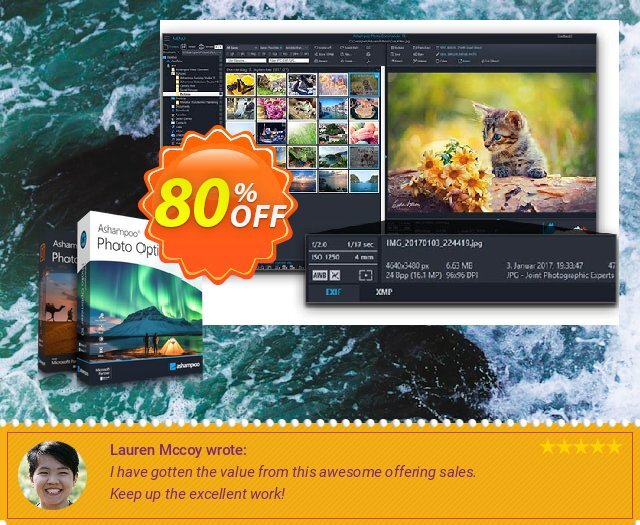 Ashampoo Ultimate Photo Tool Bundle 大きい キャンペーン スクリーンショット