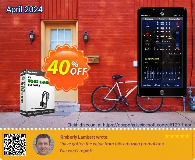 AV Voice Changer Software 7.0 wundervoll Außendienst-Promotions Bildschirmfoto