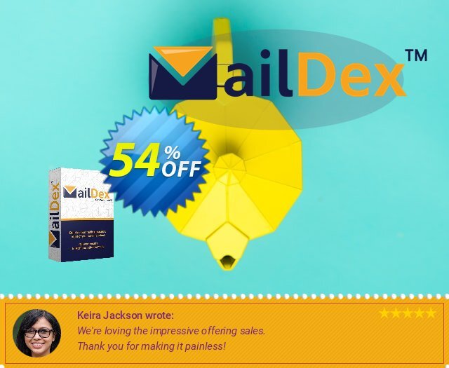 MailDex 激动的 折扣码 软件截图