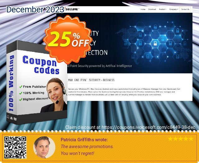 Spyware Detector bundle discount 25% OFF, 2024 World Ovarian Cancer Day offering sales. 25% Max Secure Software (8449)