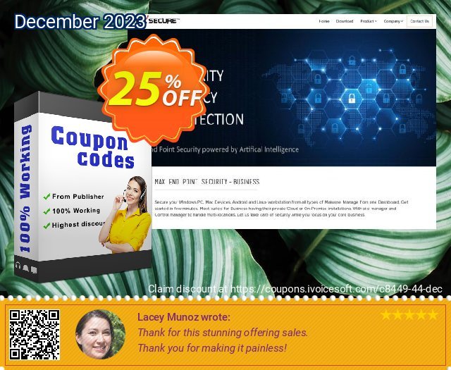 Max Total Security discount 25% OFF, 2022 Programmers' Day offer. 25% Max Secure Software (8449)