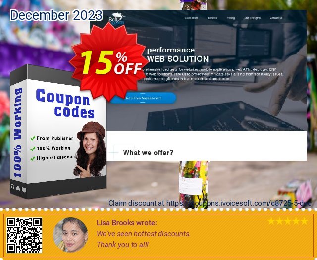 WSOP discount 15% OFF, 2023 Good Friday promo. SoftLogica discount offer (8725)