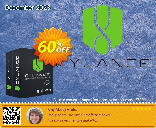 Cylance Smart Antivirus 1 year / 10 devices 大きい クーポン スクリーンショット