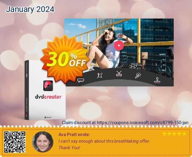 Wondershare DVD Creator for Mac discount 30% OFF, 2022 Women's Day offering sales. 30% Wondershare Software (8799)