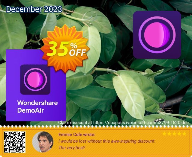 Wondershare DemoAir Monthly plan 令人敬畏的 产品销售 软件截图
