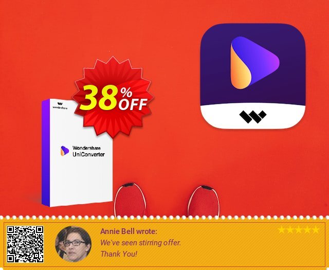 Wondershare Video Converter discount 38% OFF, 2024 World Heritage Day offer. 30% OFF Wondershare Video Converter, verified