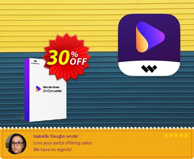 wondershare video converter ultimate discount coupon