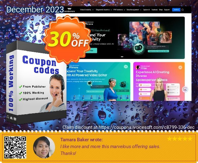 Wondershare PDF to Pages for Mac discount 30% OFF, 2023 New Year's eve offering sales. 30% Wondershare Software (8799)