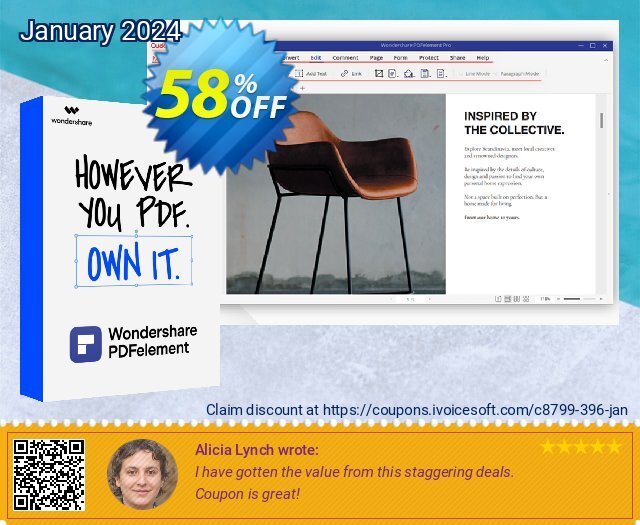 Wondershare PDFelement PRO (Perpetual License) dahsyat penawaran sales Screenshot