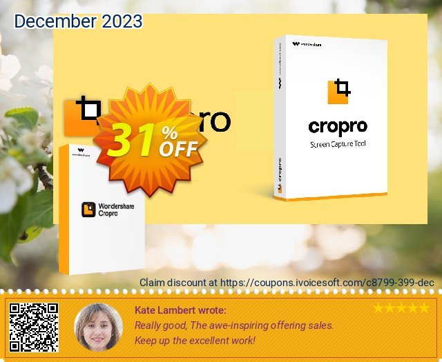 Wondershare Cropro Professional discount 31% OFF, 2023 Italian Republic Day offering sales. 30% OFF Wondershare Cropro Professional, verified