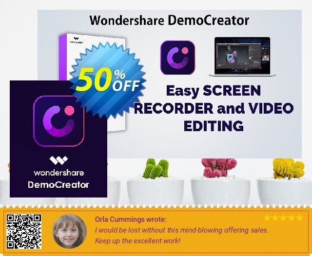 Wondershare DemoCreator 令人吃惊的 产品销售 软件截图