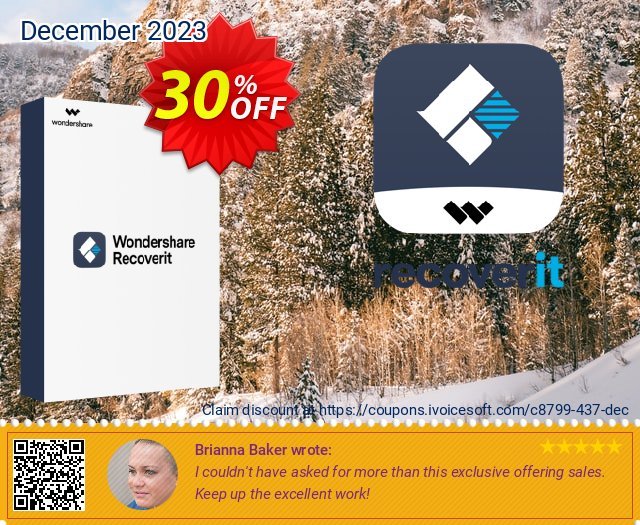 Wondershare Recoverit STANDARD for Mac discount 30% OFF, 2022 Discovery Day offering sales. 30% OFF Recoverit STANDARD for Mac, verified