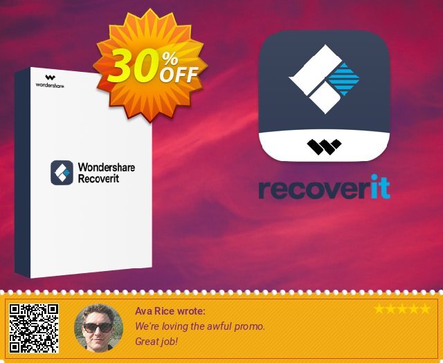 Wondershare Recoverit ESSENTIAL Spesial deals Screenshot