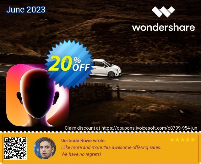 Wondershare Virbo umwerfenden Ausverkauf Bildschirmfoto