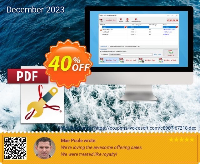 PDF to X (1 Week License) aufregende Preisnachlass Bildschirmfoto