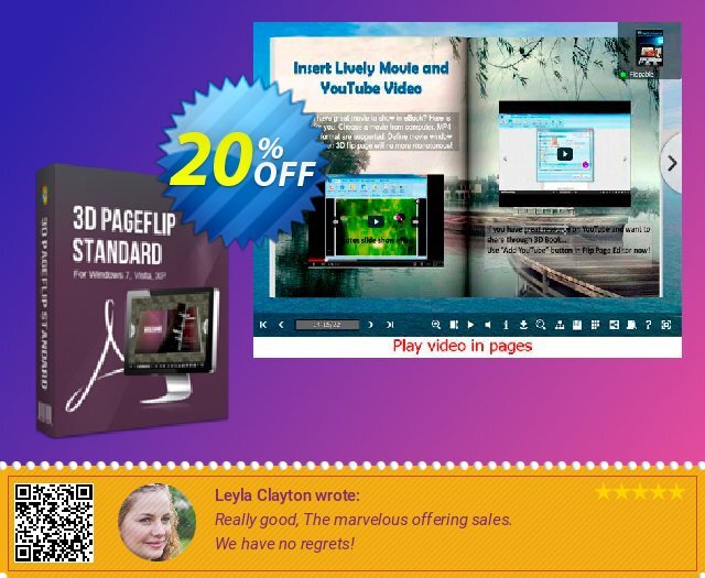 3DPageFlip Writer discount 20% OFF, 2024 Spring offering sales. A-PDF Coupon (9891)