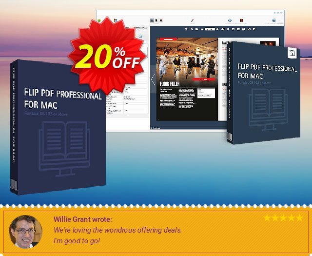 Flip PDF Professional for Mac 神奇的 扣头 软件截图