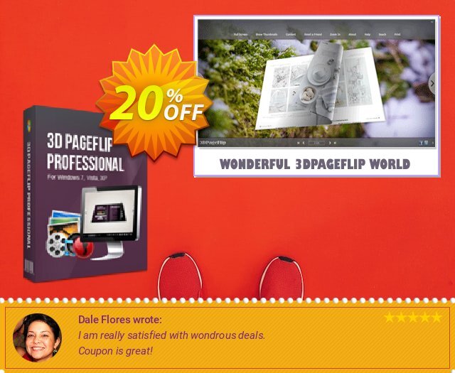 3DPageFlip Professional discount 20% OFF, 2024 Spring sales. A-PDF Coupon (9891)