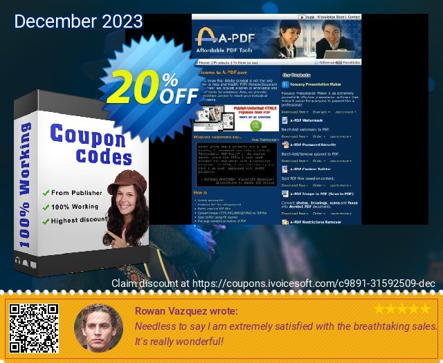 A-PDF All Products yg mengagumkan penawaran promosi Screenshot
