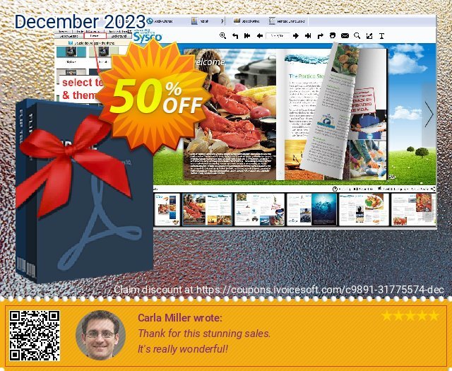 POP SALE (Flip PDF + Flip Printer) discount 50% OFF, 2023 Happy New Year promo. 50% OFF POP SALE (Flip PDF + Flip Printer), verified
