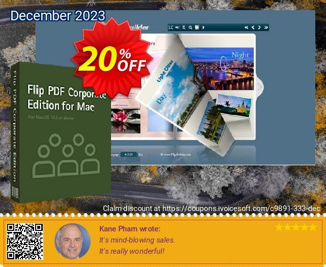 Flip PDF Corporate Edition for Mac discount 20% OFF, 2022 4th of July offering sales. A-PDF Coupon (9891)