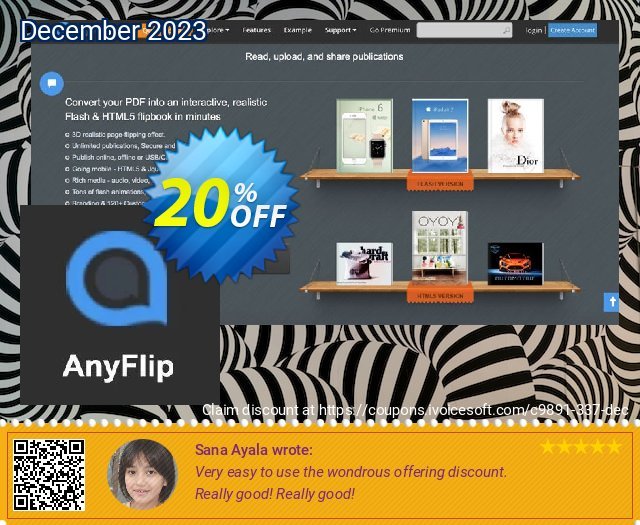 AnyFlip PLATINUM aufregenden Außendienst-Promotions Bildschirmfoto