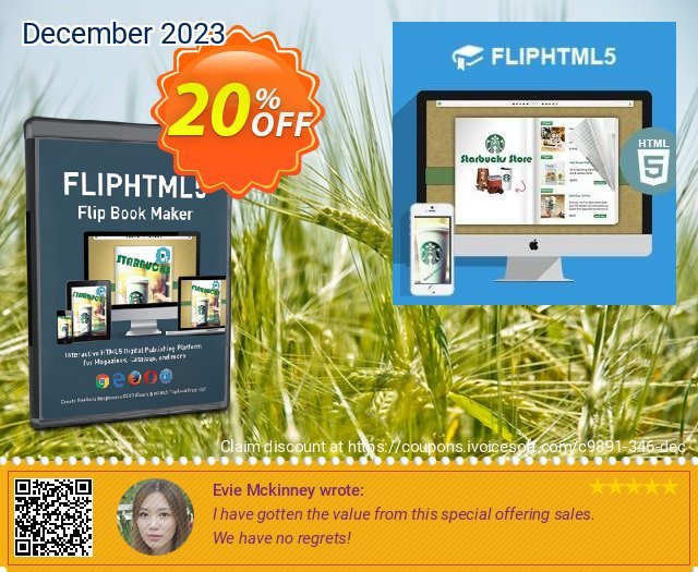 FlipHTML5 Gold genial Sale Aktionen Bildschirmfoto